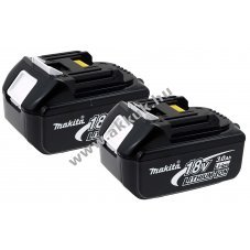 2db Eredeti akku szerszmgp Makita tpus BL1830 3000mAh  (2db-os szett)