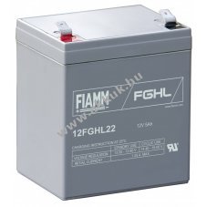 lom akku 12V 5Ah (FIAMM) tpus 12FGHL22 F2 nagy kistram FV0 tzll hz (lettartam: 10v)