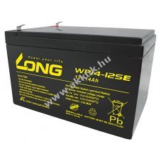 lom akku Long (Kung Long) tpus WP14-12SE ciklusll, ciklikus 12V 14Ah csatlakoz: F2