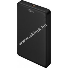 Powerbank, vezetk nlkli 10000mAh, fekete - A kszlet erejig!