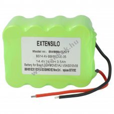 Helyettest EXTENSILO akku Bosch Move 2in1 BBHMOVE2/01 tpus 00751992 3500mAh