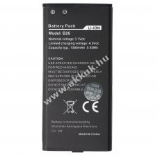 Helyettest akku Caterpillar CAT B26, Li-Ion, 3,7V, 1500mAh