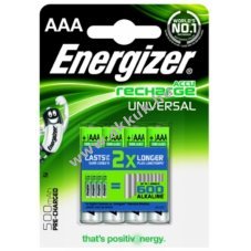 Energizer Universal HR03 akku Ready to Use 4db/csom.