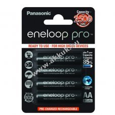 Panasonic eneloop Pro tpus BK-3HCDE/4BE 2500mAh 4db/csom.