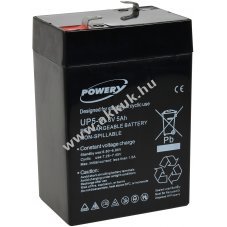 Powery lom akku helyettesti Panasonic tpus LC-R064R5P 6V 5Ah