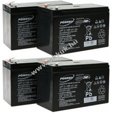 4db Powery lom zsels akku helyettesti Panasonic LC-R127R2PG