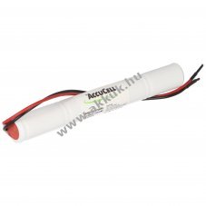 Vszvilgts akku 4.8V, 600mAh lady,N akkupack, Ni-MH, 20cm kbellel