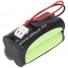 Vszvilgts akku, 4.8V, 800mAh, NiMH, AAA akkupakk, JST csatlakozval