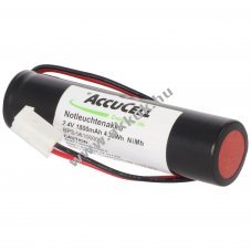 Vszvilgts akku, Ni-MH, 2.4V, 1800 mAh, Sub-C, 20 cm vezetkkel, CGM2 csatlakozval