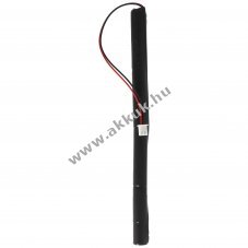 Vszvilgts akku, Ni-MH, 4.8V, 600mAh, L1x4, Micro AAA, kbellel s csatlakozval