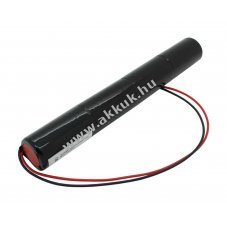 Vszvilgts akku, Ni-Cd, 4.8V, 4500mAh, L1x4, Mono D, 20 cm vezetkkel