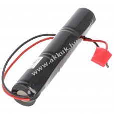 Vszvilgts akku, Ni-MH, 3.6V, 4000mAh, L1x3, Baby C, 20 cm vezetkkel