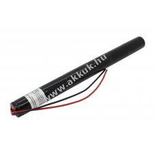 Vszvilgts akku, Ni-MH, 7.2V, 2500mAh, L1x6, Sub-C, 20 cm vezetkkel