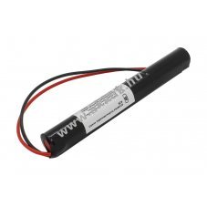 Vszvilgts akku, Ni-MH, 3.6V, 2100mAh, L1x3, A, 20 cm vezetkkel