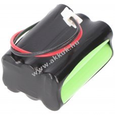 Vszvilgts akku, Ni-MH, 7.2V, 600mAh, akkupakk, vezetkkel s csatlakozval