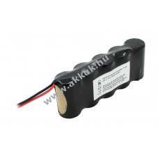 Vszvilgts akku, Ni-Cd, 6V, 1800mAh, F1x5, Sub-C, akkupakk, 20 cm vezetkkel