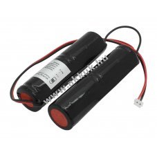 Vszvilgts akku, Ni-Cd, 4.8V, 1800mAh, 2x L1x2, Sub-C, vezetkkel s csatlakozval