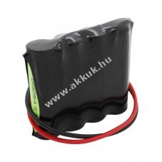 Vszvilgts akku, Ni-MH, 4.8V, 1500mAh, F1x4 akkupakk, Mignon AA, 20 cm vezetkkel