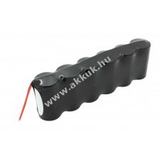 Vszvilgts akku, Ni-Cd, 7.2V, 1800mAh, F1x6 akkupakk, Sub-C, 20 cm vezetkkel