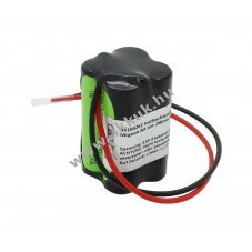 Vszvilgts akku, Ni-MH, 4.8V, 1800mAh, F2x2 akkupakk, Mignon AA, 20cm vezetkkel