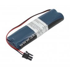 Vszvilgts akku, Ni-MH, 4.8V, 1100mAh, L2x2 Mignon AA akkupakk, 15 cm vezetkkel s csatlakozval