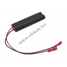 Vszvilgts akku, Ni-MH, 4.8V, 1800mAh, L2x2 Mignon AA akkupakk, vezetkkel s csszsaruval