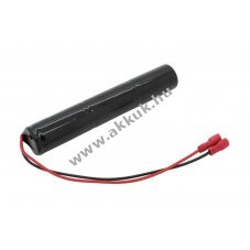 Vszvilgts akku, Ni-MH, 3.6V, 4000mAh, L1x3 Baby C, vezetkkel s csszsaruval