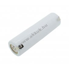 Vszvilgts akku, Ni-Cd, 2.4V, 4500mAh, L1x2 Mono D akkupakk, Faston csatlakozval