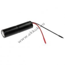 Vszvilgts akku, Ni-Cd, 2.4V, 1600mAh, L1x2 Sub-C akkupakk, 10 cm vezetkkel