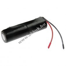 Vszvilgts akku, Ni-Cd, 2.4V, 2500mAh, L1x2 C akkupakk, 10 cm vezetkkel