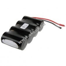 Vszvilgts akku, Ni-Cd, 4.8V, 1600mAh, F1x4 Sub-C akkupakk, 10 cm vezetkkel