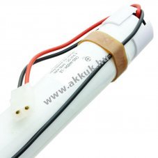 Vszvilgts akku, Ni-Cd, 6V, 4500mAh, L1x5 akkupakk, csatlakozval s vgsapkval