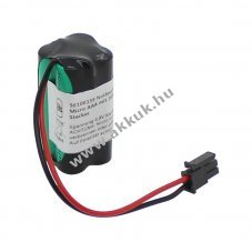 Vszvilgts akku, Ni-MH, 4.8V, 600mAh, F2x2 Micro AAA akkupakk, 10 cm vezetkkel s csatlakozval