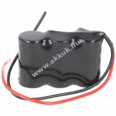 Vszvilgts akku, Ni-MH, 3.6V, 3500mAh, F1x3 Sub-C akkupakk, 20 cm vezetkkel