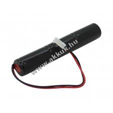 Vszvilgts akku, NiCd, 3.6V, 1800mAh, L1x3 Sub-C akkupakk, vezetkkel, csatlakozval