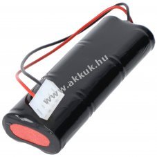 Vszvilgts akku, Ni-Cd, 7.2V, 1800mAh, L2x3 Sub-C akkupakk, 20 cm vezetkkel s csatlakozval