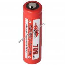 Efest IMR 14500 V2 Li-Ion akku 3.7V, 700mAh, rintkez fejjel