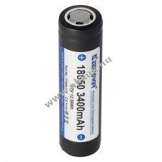 Keeppower 18650, 3400mAh, 3.7V Li-Ion akku,