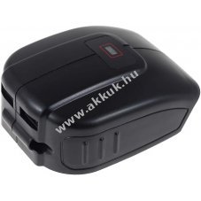 Akku-Adapter / akkutltadapter 2x USB-csatlakozs Makita 14,4V/18V