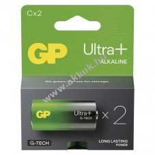 GP Ultra Plus Alkli bbi elem LR14 (C) 2db/csomag