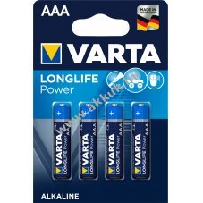 Varta Longlife Power / High Energy Alkaline alkli elem tpus AM4 4db/csom.