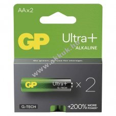 GP Ultra Plus alkli, AA, mignon, ceruza elem 2db/csomag