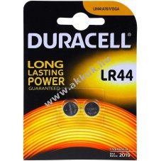 Duracell gombelem tpus LR44 2db/csom.