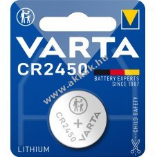 Varta CR2450 Lithium gombelem  (6450)