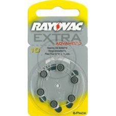 Rayovac Extra Advanced hallkszlk elem tpus 10 6db/csom.