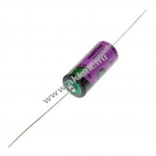 Tadiran elem SL-361/P, 2/3AA, 3.6V, 1450mAh, Li-SOCl2, axilis vezetk csatlakozs