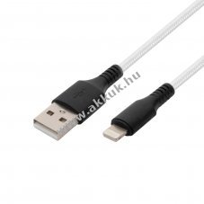 USB A - Apple Lightning tltkbel, 2.1A, 1m, fehr