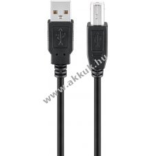 USB nyomtat kbel 1m fekete