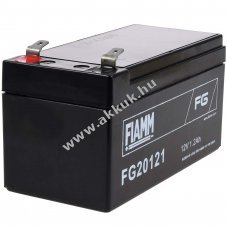 lom akku 12V 1,2Ah (FIAMM) tpus FG20121 VDS-minstssel (csatlakoz: F1) helyettesti: 12V 1,3Ah