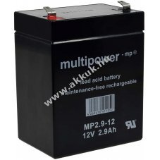 lom akku (Multipower) tpus MP2,9-12 12V 2,9Ah